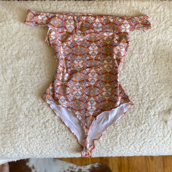 Free People Tops - Free People Retro Off Shoulder Bodysuit (M)